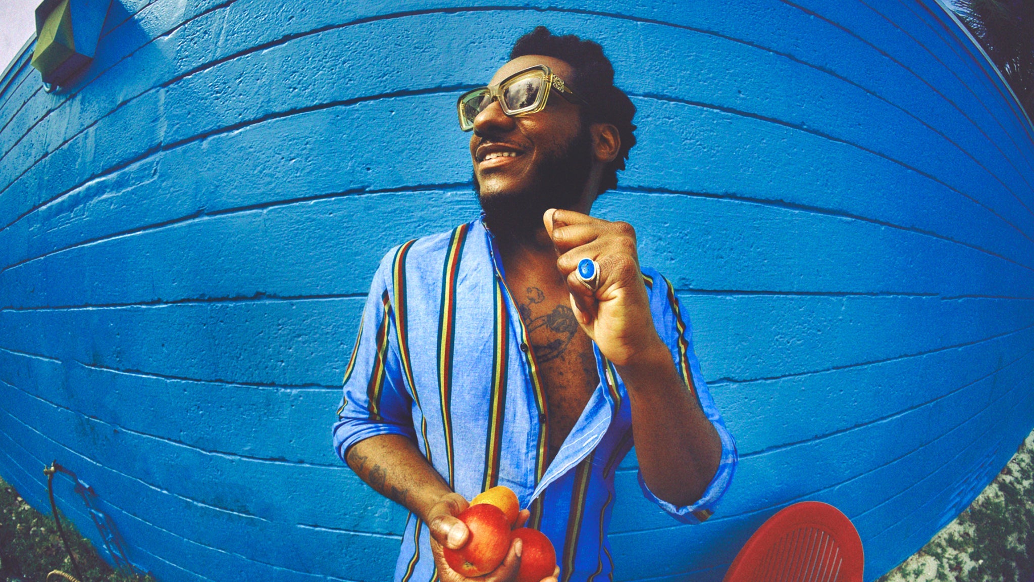 Leon Bridges Presents: Happiness Anytime, arte oficial del evento